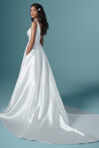 Maggie Sottero Raven #1 Diamond White thumbnail