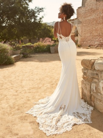 Maggie Sottero Baxley #1 default All Ivory (gown with Ivory Illusion) (pictured) thumbnail