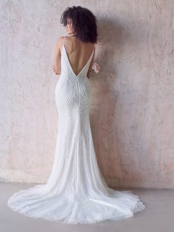 Maggie Sottero AMBREAL #4 Ivory over Soft Pearl (gown with Ivory Illusion) thumbnail