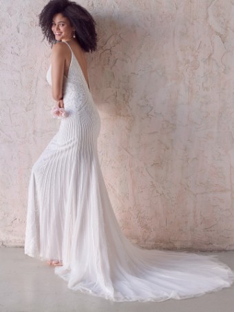 Maggie Sottero AMBREAL #2 Ivory over Soft Pearl (gown with Ivory Illusion) thumbnail