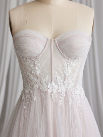 Maggie Sottero GWEN #3 Ivory over Blush (gown with Natural Illusion) thumbnail