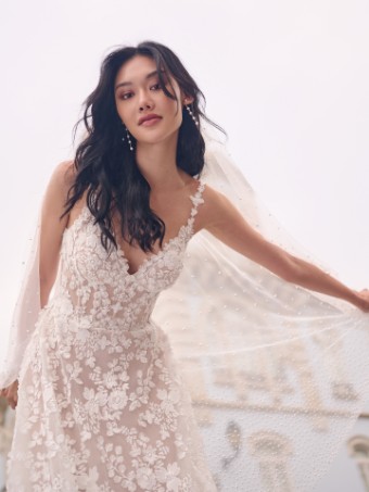 Maggie Sottero LADONNA #0 default Ivory (gown with Natural Illusion) thumbnail