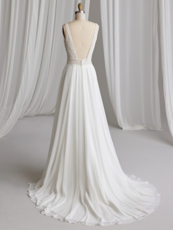 Maggie Sottero MAURELLE #5 All Ivory (gown with Ivory Illusion) thumbnail