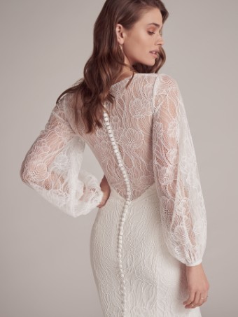Maggie Sottero JEANETTE #2 All Ivory (gown with Ivory Illusion) thumbnail