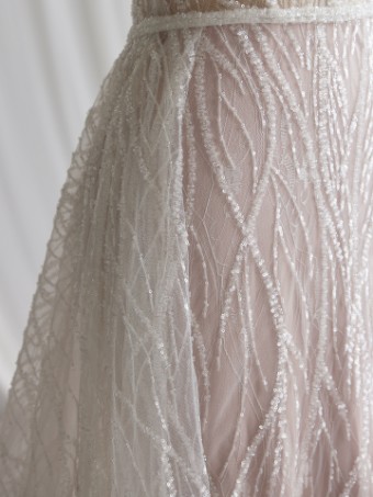 Maggie Sottero JORDAN #4 All Ivory (gown with Ivory Illusion) thumbnail