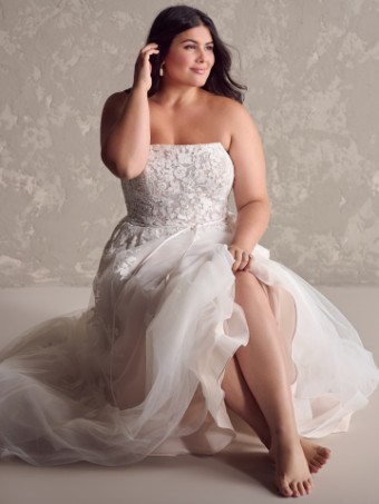 Maggie Sottero AVALON #4 default All Ivory (gown with Ivory Illusion) thumbnail
