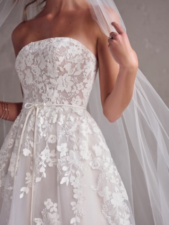 Maggie Sottero AVALON #2 All Ivory (gown with Ivory Illusion) thumbnail