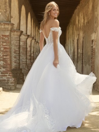 Maggie Sottero Harlem #1 default All Ivory (gown with Ivory Illusion) thumbnail