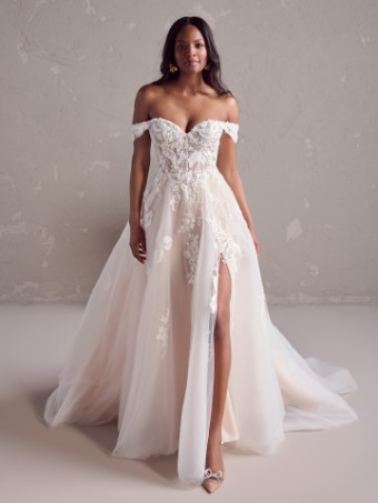 Rebecca Ingram JANICE #0 default Ivory over Blush (gown with Natural Illusion) thumbnail