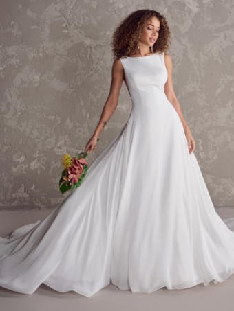 Rebecca Ingram LAUREL #0 default Ivory (gown with Natural Illusion) thumbnail