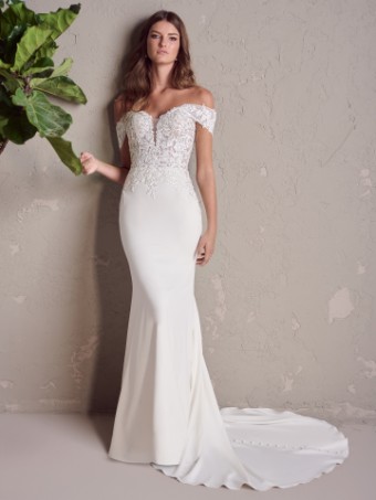 Rebecca Ingram NORMA #0 default Ivory (gown with Natural Illusion) thumbnail
