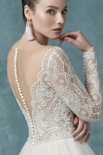 Maggie Sottero Mallory #3 Ivory over Nude (pictured) thumbnail