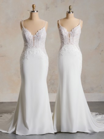 Maggie Sottero ANASTASIA #5 All Ivory (gown with Ivory Illusion) thumbnail