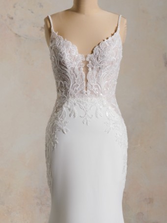 Maggie Sottero ANASTASIA #6 default All Ivory (gown with Ivory Illusion) thumbnail