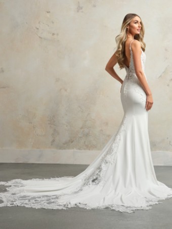 Maggie Sottero ANASTASIA #2 All Ivory (gown with Ivory Illusion) thumbnail