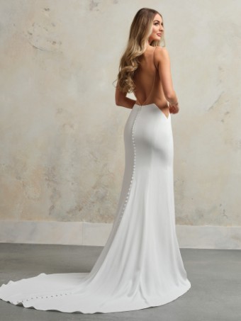 Rebecca Ingram HOPE #2 Ivory (gown with Natural Illusion) thumbnail