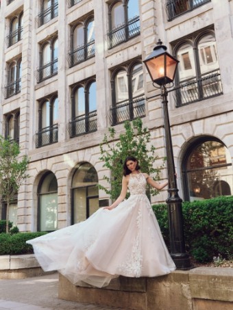 Maggie Sottero RICKIE #4 default Ivory over Blush (gown with Natural Illusion) thumbnail