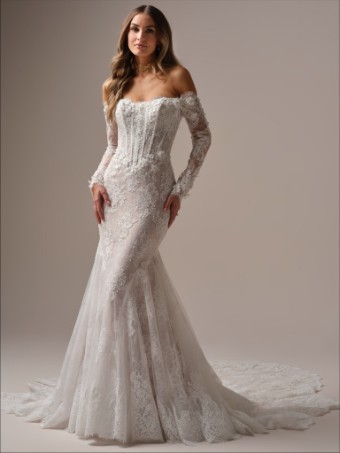 Maggie Sottero TAKERA #1 Ivory Over Blush thumbnail