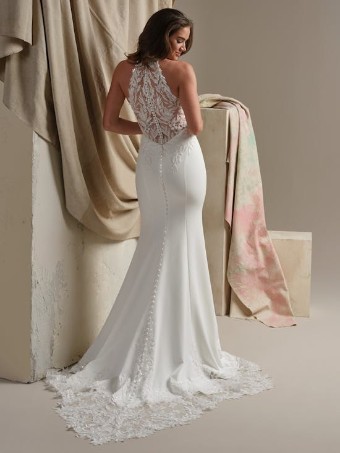 Maggie Sottero SPOKANE #3 All Ivory (gown with Ivory Illusion) thumbnail