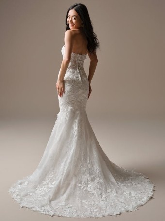 Maggie Sottero LAURIE #3 Ivory (gown with Ivory Illusion) thumbnail