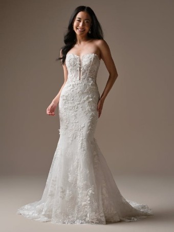 Maggie Sottero LAURIE #0 default Ivory (gown with Ivory Illusion) thumbnail