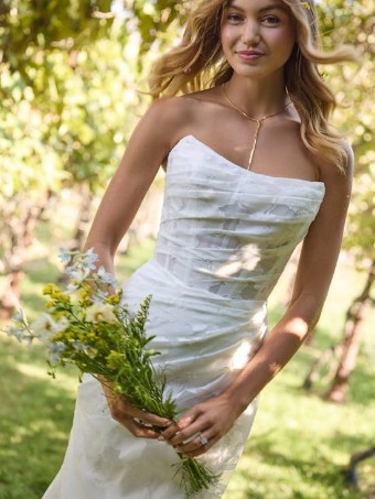 Rebecca Ingram KENDALL #2 All Ivory (gown with Ivory Illusion) thumbnail